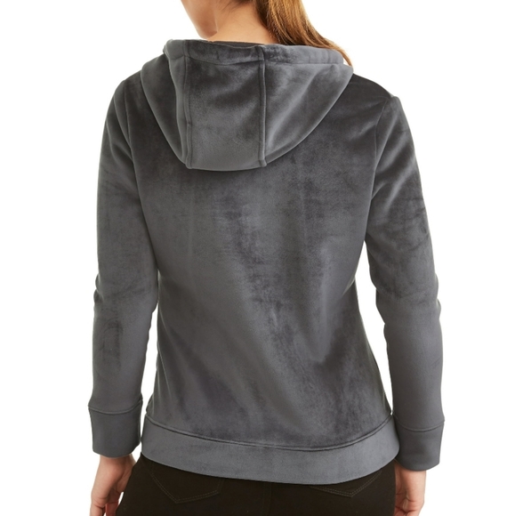 Time and Tru Cozy Soft Velvet Jacket - Picture 2 of 15